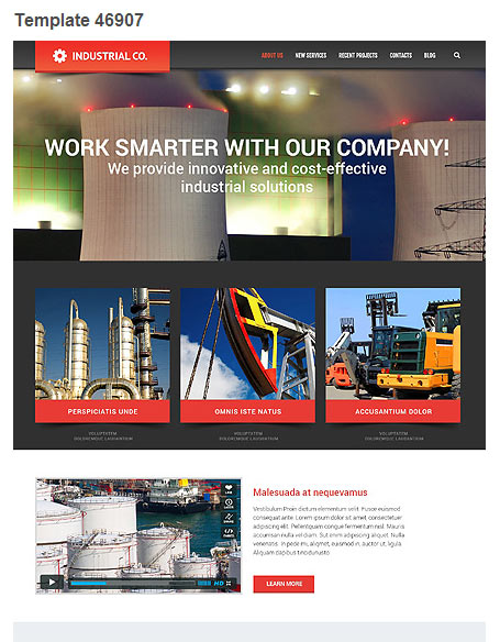 WordPress Theme 46907