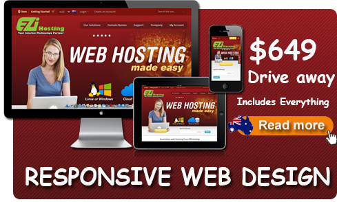 Responsive Web Design - free domain - 1 year free hosting